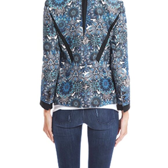 Helmut Lang Mandala Wet Print Jacket - Size 8 | Modern Designer Chic - Picture 4 of 13